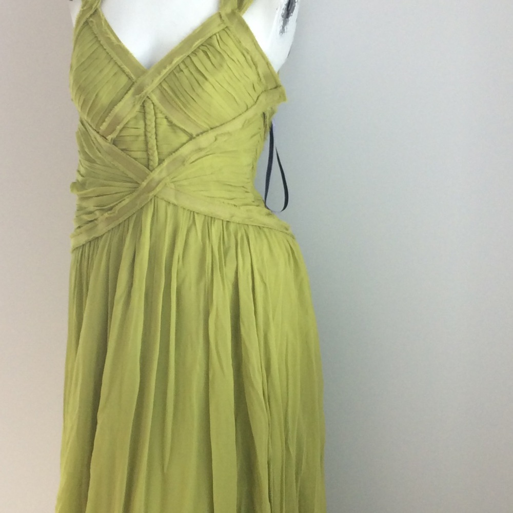 Herve Leger lemon lime chiffon bandage gown - Picture 5 of 8